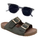 Combo Black Verão: Sandália Birkenstock+ Óculos Lumis de BRINDE!