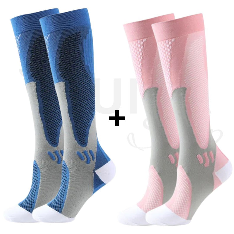Meia Compression Socks - Alívio Imediato de Dores - COMPRE 1 PAR LEVE 2!
