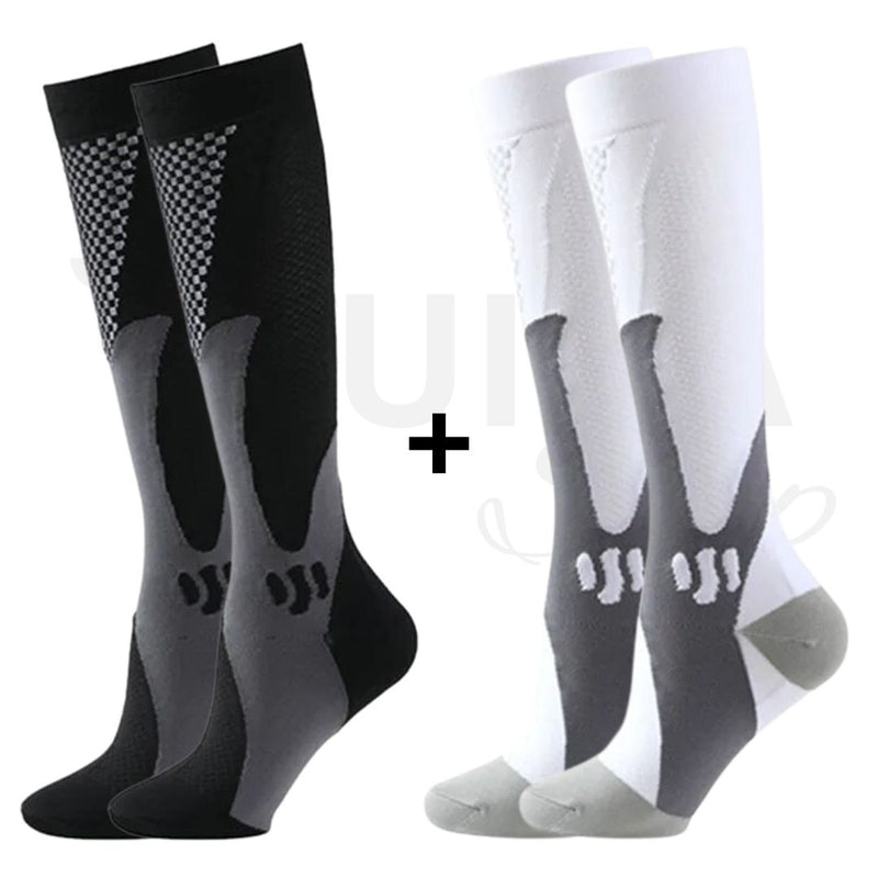 Meia Compression Socks - Alívio Imediato de Dores - COMPRE 1 PAR LEVE 2!