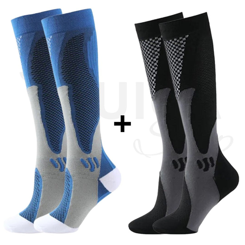 Meia Compression Socks - Alívio Imediato de Dores - COMPRE 1 PAR LEVE 2!