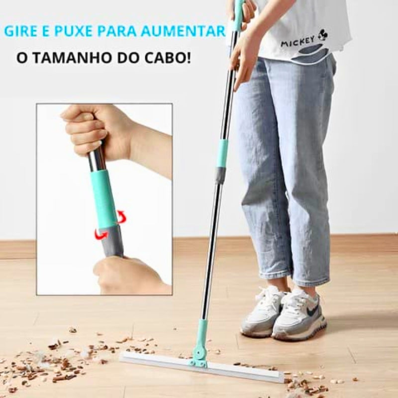 Rodo Mágico 2 em 1 - Varre e Elimina Água + Brinde