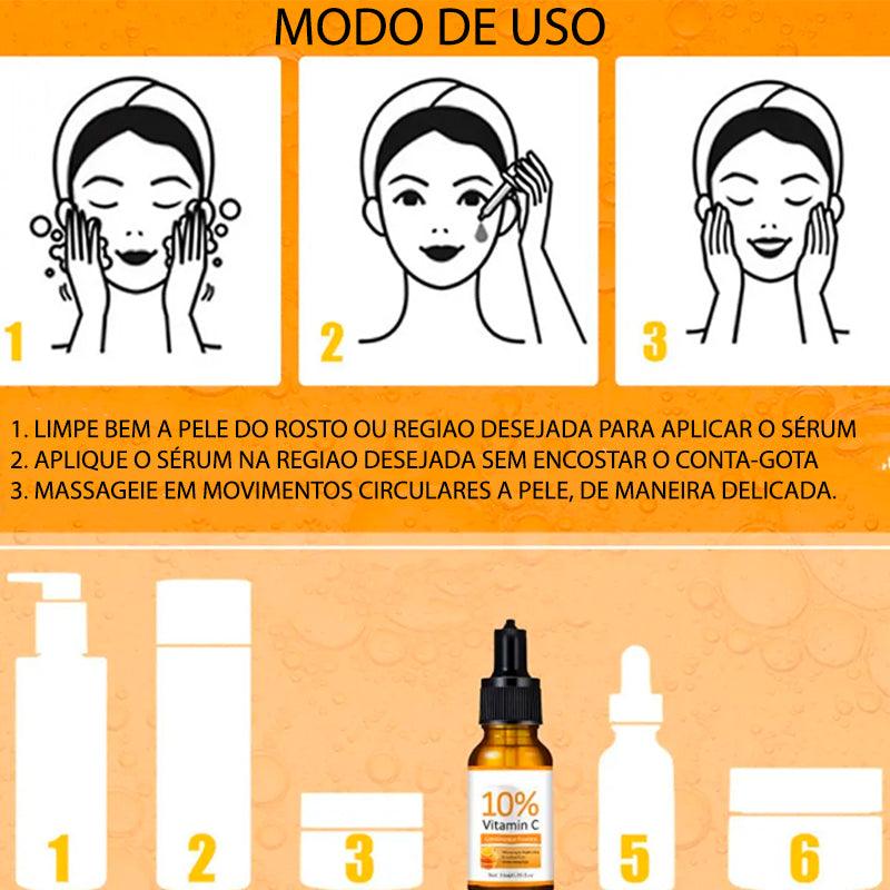 KIT Sérum Anti Manchas Vitamina C - Compre 1 leve 3  - Rumo ao milhão💸