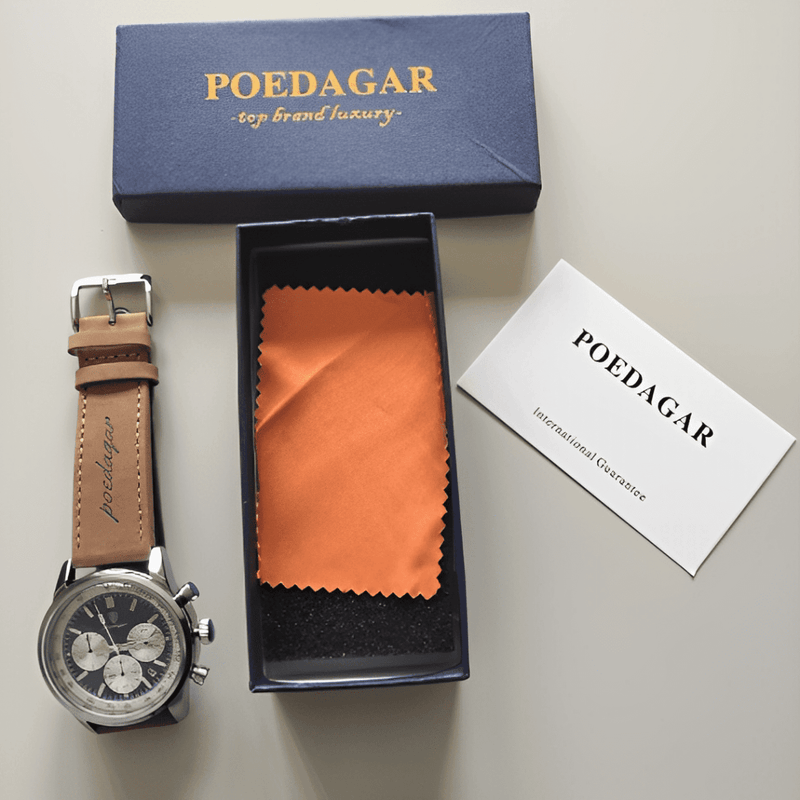 Relógio de Luxo Masculino Poedagar + Brindes Exclusivos - Rumo ao milhão💸