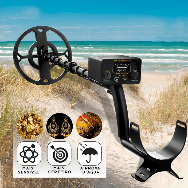Detector de Metais e Pedra Preciosas Profissional - ÚLTIMAS UNIDADES 🔥 - Rumo ao milhão💸