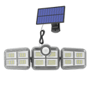 Holofote Solar LED 800W com 3 Cabeças - PowerLight - Rumo ao milhão💸