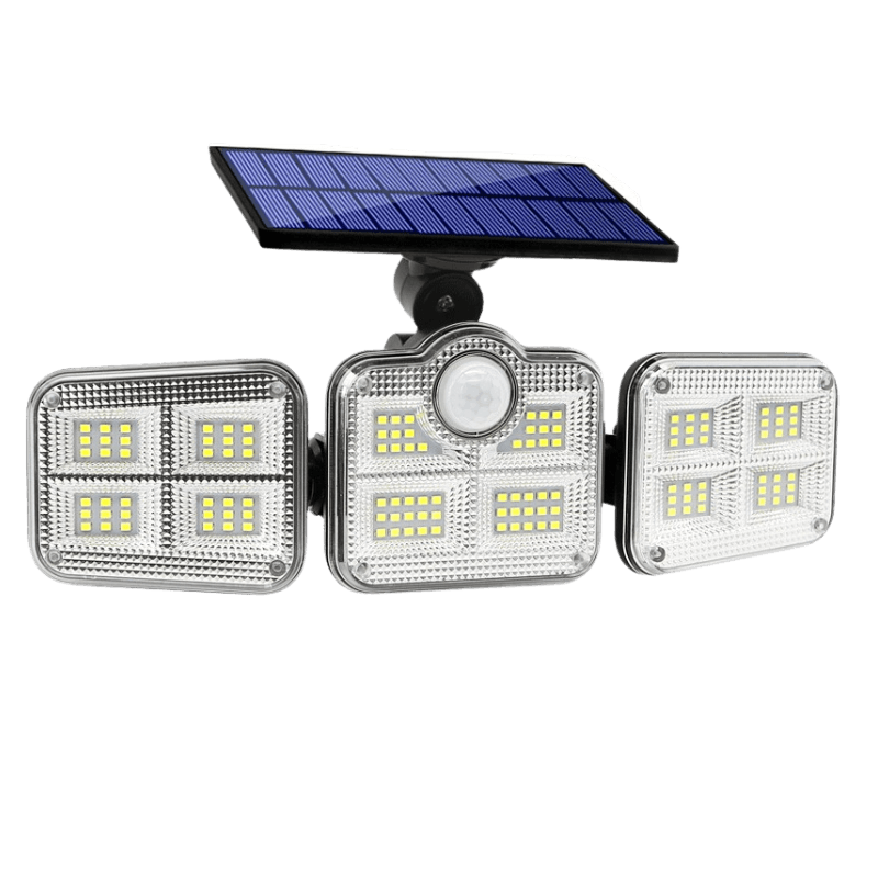 Holofote Solar LED 800W com 3 Cabeças - PowerLight - Rumo ao milhão💸