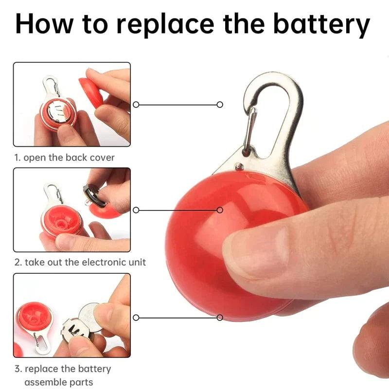 Pingente de Led para coleira - Rumo ao milhão💸