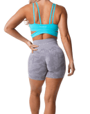 Shorts sem costura camuflado - Minha loja