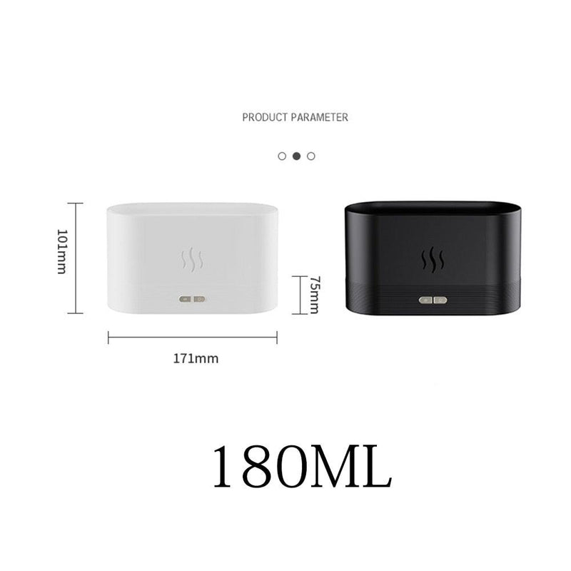 Umidificador e Aromatizador com Efeito Chamas - Até 7 cores - Rumo ao milhão💸